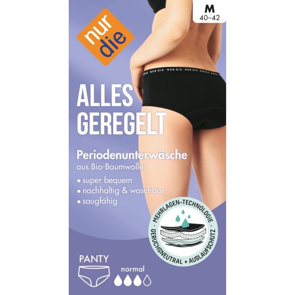 NUR DIE Damen Periodenunterwäsche Alles Geregelt Panty normal