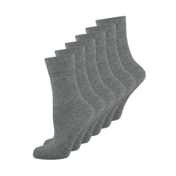 NUR DIE Damen Socke Bambus Komfort 6er Pack