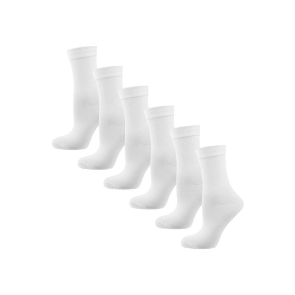 NUR DIE Damen Freizeitsocken Ohne Gummi 6er Pack