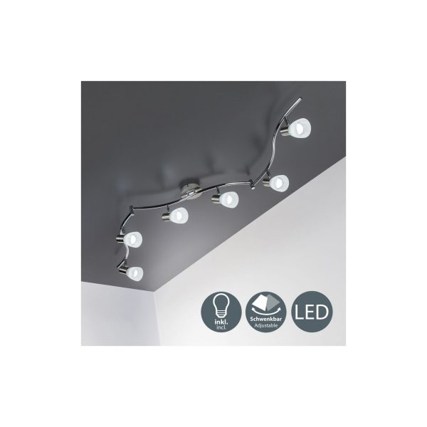 LED Deckenleuchte E14 Deckenspot 6-flammig 5 Watt