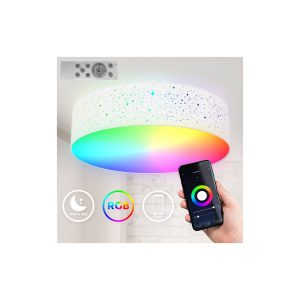 LED Stoffdeckenleuchte Wifi Smart RGB CCT 18W 39cm