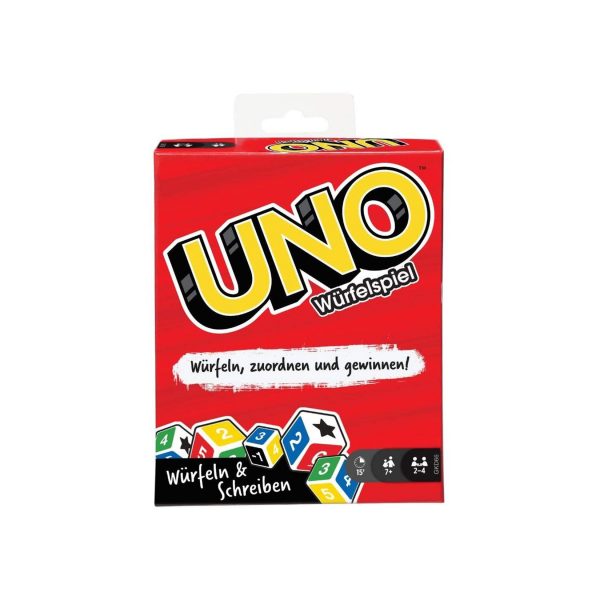 Mattel GKD66 - UNO - Würfelspiel