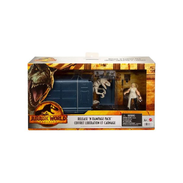 Mattel HFG63 - Jurassic World - Dominion - Befreiungs- und Chaos-Set