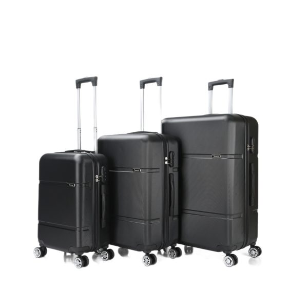 Reisekoffer ABS-02 Koffer 3-teilig Hartschale Trolley Set