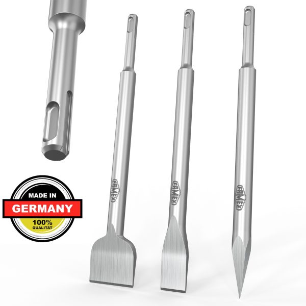 FAMEX 8385-3 SDS Plus Meißel Satz - aus deutscher Produktion