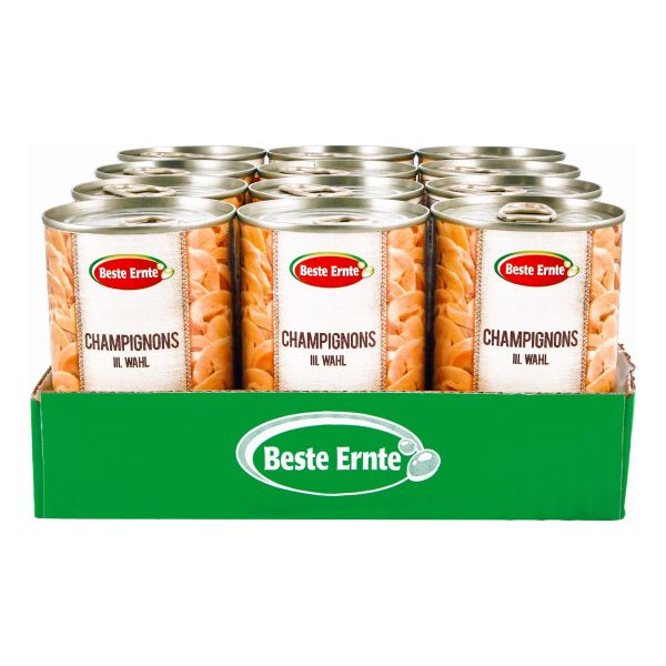 Beste Ernte Okechamp Champignons 3. Wahl Scheiben 170 g