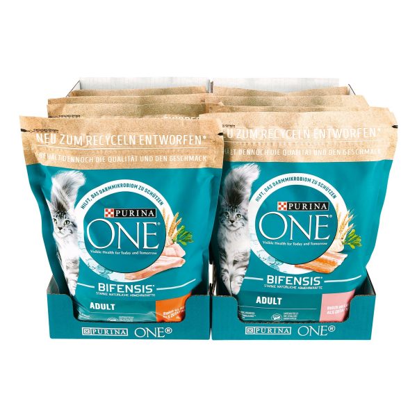 PURINA ONE Bifensis Adult Katzentrockenfutter 750 g verschiedene Sorten