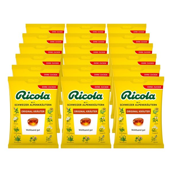 Ricola Kräuter Bonbons ohne Zucker 75 g