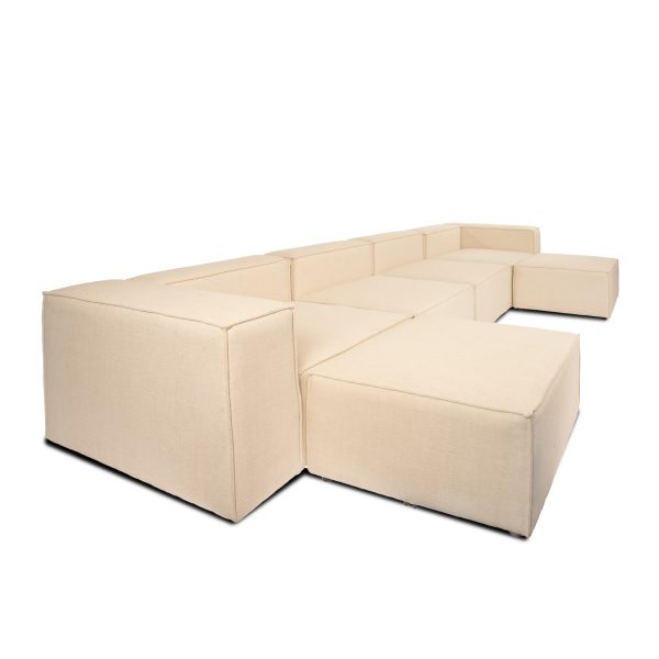 Modulares Sofa VERONA -versch. Ausführungen -XXL beige