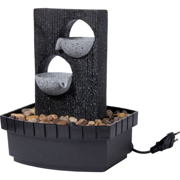 dobar Kleiner Polyresin-Brunnen mit Pumpe - versch. Ausführungen