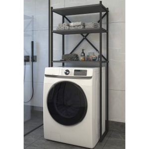 VCM Metall Überbauschrank Waschmaschine Überbau Schrank Waschmaschinenschrank Insasi