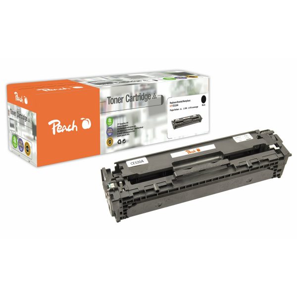 Peach H128ABK Tonermodul bk ersetzt HP No. 128A BK