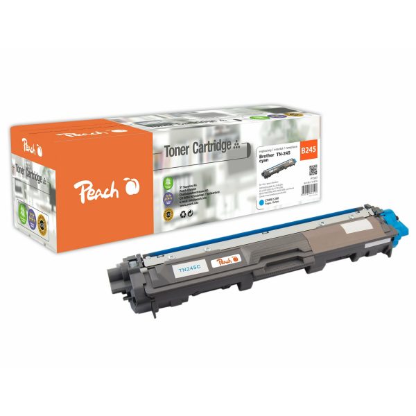 Peach B245C Tonermodul XL cy ersetzt Brother TN-245C für z.B. Brother DCP -9020 CDW