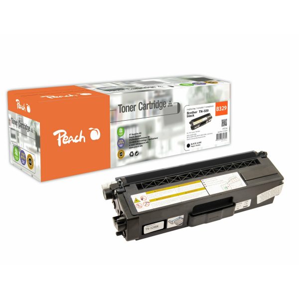 Peach B329BK Tonermodul XL bk ersetzt Brother TN-329BK für z.B. Brother DCPL 8450 CDW