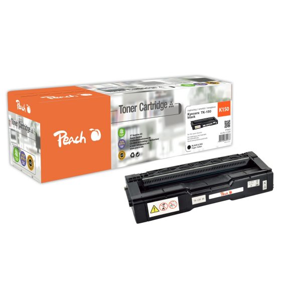 Peach K150K Tonermodul bk ersetzt Kyocera TK-150K für z.B. Kyocera FSC 1000