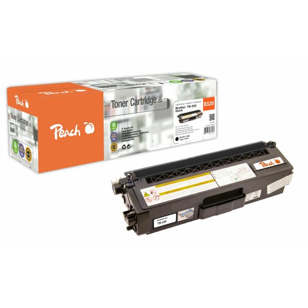 Peach B320BK Tonermodul bk ersetzt Brother TN-320BK für z.B. Brother DCP -9055 CDN