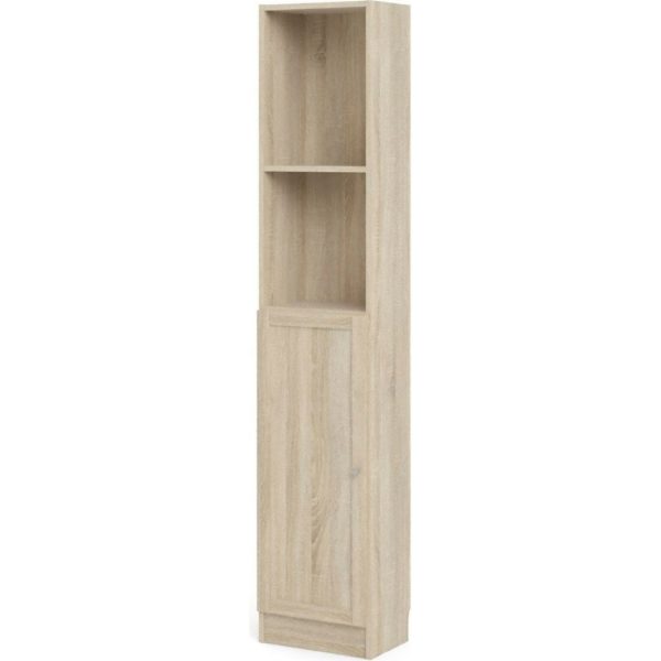 Base Hochschrank Regal Ablagen Eiche Holz Standregal Bücherregal Schrank Kommode