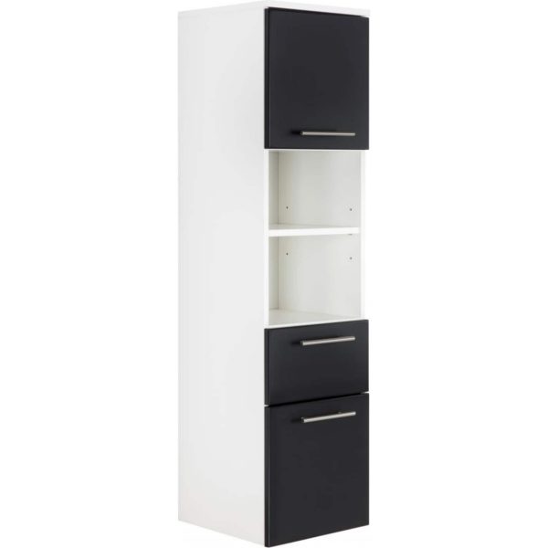 Posseik Hochschrank VIVA 135cm schwarz