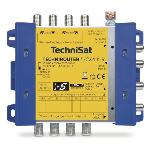 TechniSat TECHNIROUTER 5/2x4 K-R Einkabel-Router Kaskade Erweiterung