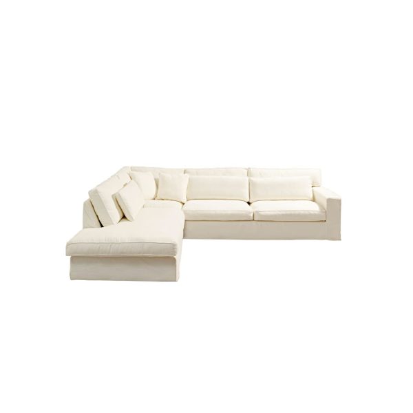 Ecksofa Edinburgh Creme rechts