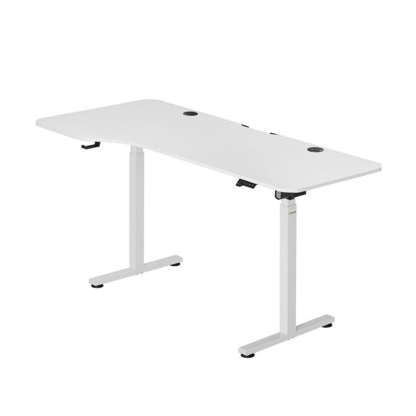 Juskys Höhenverstellbarer Schreibtisch Office Stand 160x75cm - elektrisch