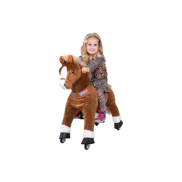 Ponycycle "Amadeus" Pferd hell Braun medium mit Sound (U-Serie)