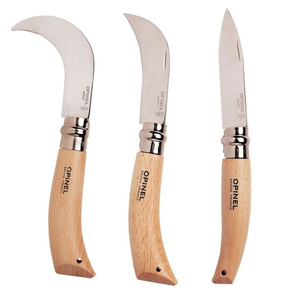 OPINEL Gärtnerhippe Gärtner Messer Blumen Garten Hippe Klappmesser Taschenmesser Variante: Variante 1