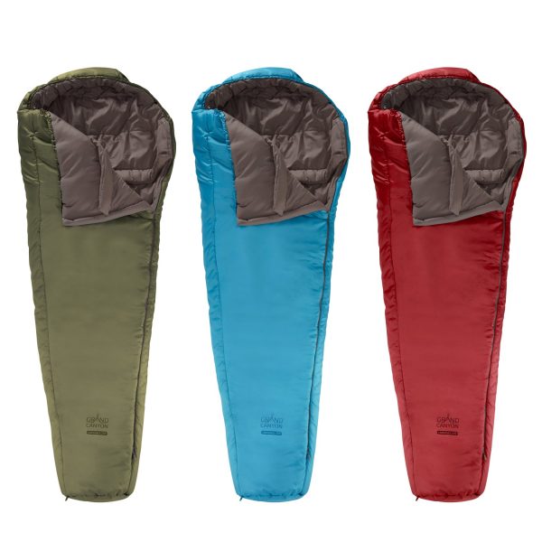 Winter Mumien Schlafsack 3 Jahreszeiten Lang Grand Canyon Fairbanks 205 XL -21°C Farbe: Caneel Bay