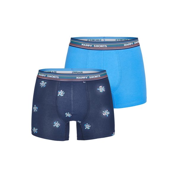 Happy Shorts Herren Boxer Turtels 2er Pack