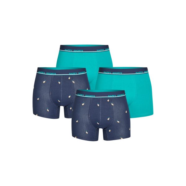 Happy Shorts Herren Boxer Duck 4er Pack