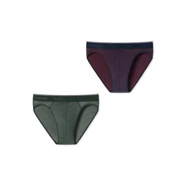 Schiesser Herren Rioslip Piqué 2er Pack