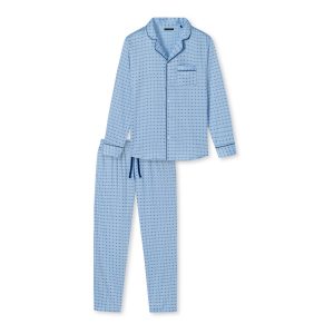 Schiesser Herren Pyjama Minimal Print