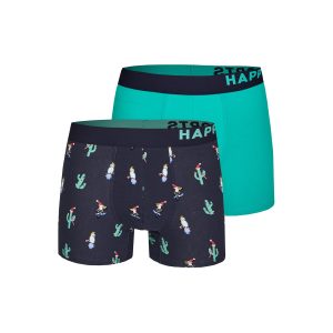 Happy Shorts Herren Boxer Weihnachtsboxer 2er Pack