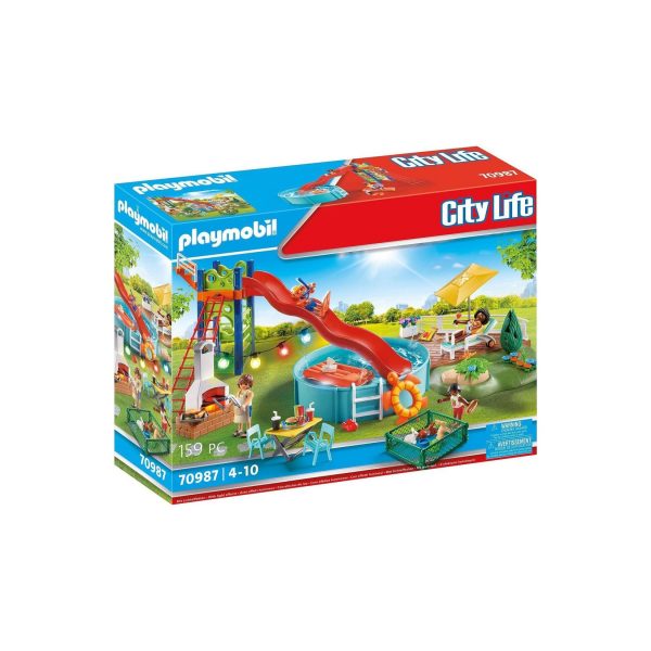 PLAYMOBIL® 70987 - City Life - Poolparty mit Rutsche