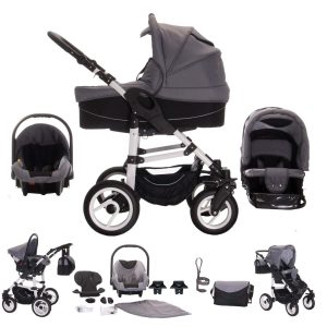 Bebebi Paris   3 in 1 Kombi Kinderwagen Set   Luftreifen   Farbe: Montmartre