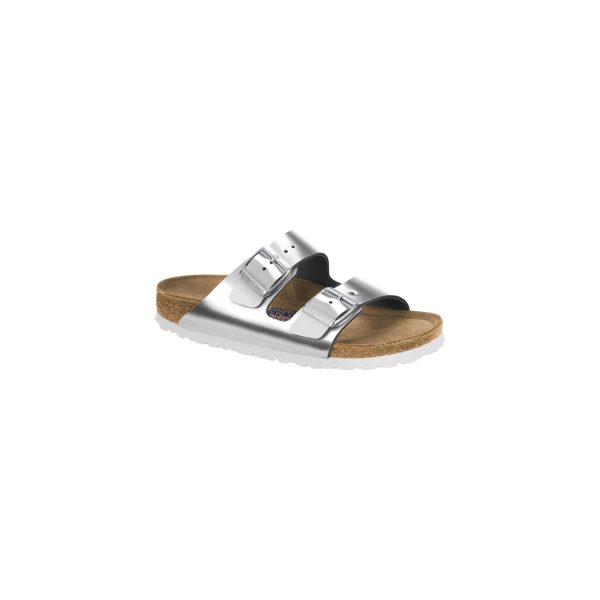 Birkenstock Arizona Weichbettung Naturleder Damen Pantolette